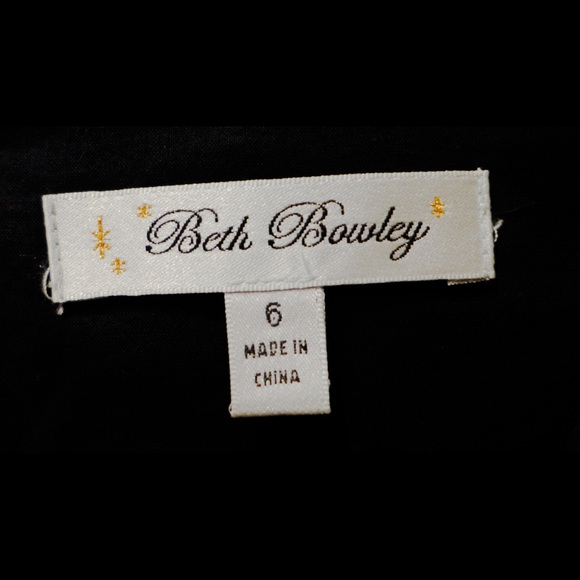 Anthropologie Beth Bowley Flower Embroidered Dress - Picture 5 of 6